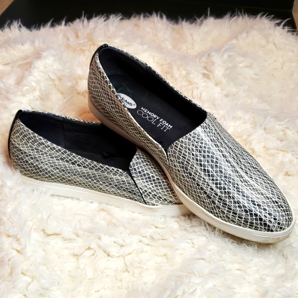 Dr. Scholls Snake Print Sneakers